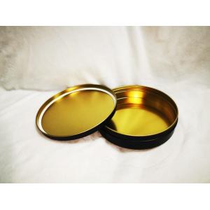 Wholesale Vacuum Empty Caviar Tin Can Food Grade Packaging 1000ml/g 1kg with matte black inside gold from china suppliers