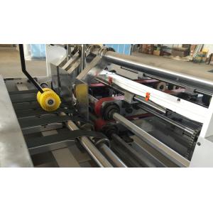 Sheet Pasting 2600mm Carton Folding Gluing Machine Box Making Semi Automatic