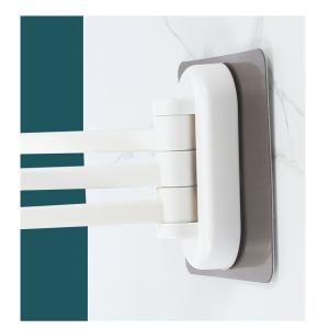 Prevent Bacteria Irregularity Plastic Towel Rack 180 Degree Rotation
