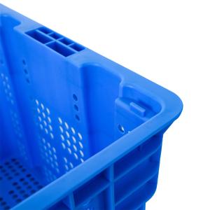 Customized Logo Mesh Plastic Crate for Nestable Stackable Plastic Turnover