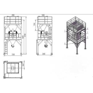 Dustproof 20kg Pellet Bagging Machine For Fertilizer