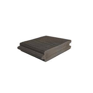 China 122*23mm Waterproof Hidden-Hardware Seamless PVC Outdoor Decking for Smooth Surface on sale