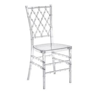 China Crystal Ice Stacking Chiavari Chair For Wedding Banquet Event on sale