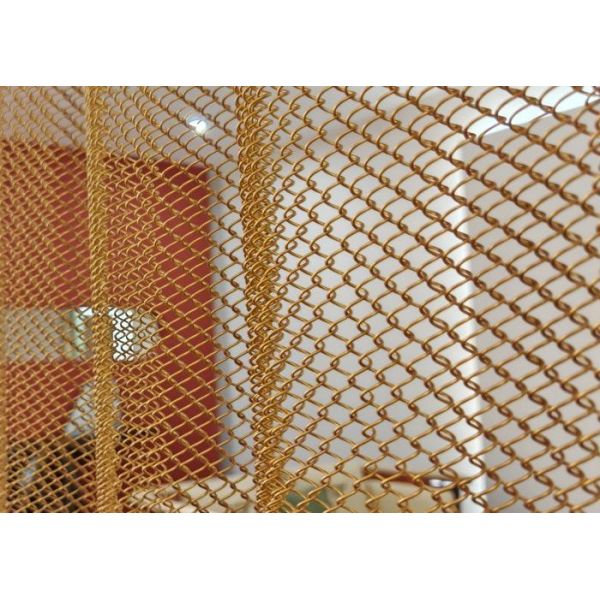 Customizable Decorative Wire Mesh with 3mm-18mm Mesh Opening 0.5-2mm Wire