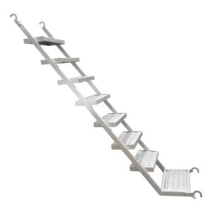 Wholesale Lightweight Silver Scaffolding Climbing Ladders with 50cm Step Width from china suppliers