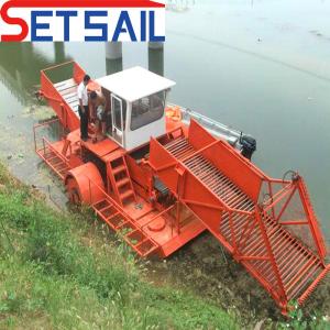 Max. Loading Capacity 50m3 Power Plant Used Aquatic Weed Harvester Diesel Engine