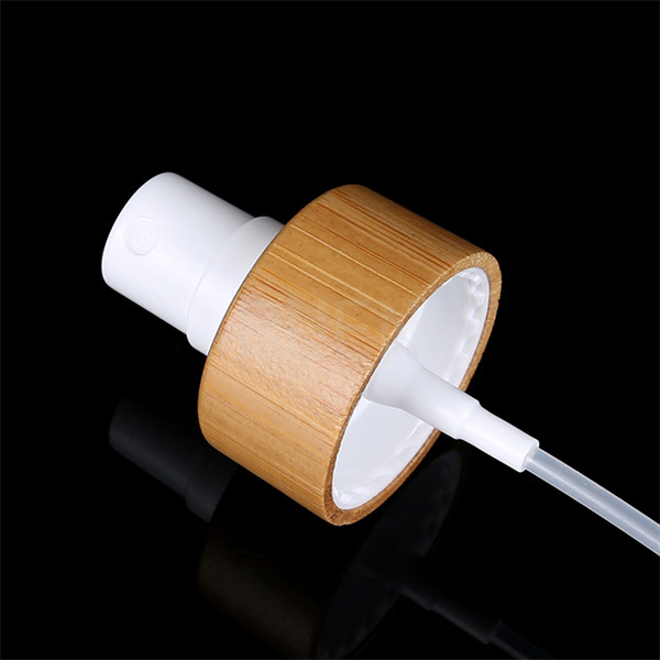 Bamboo Plastic Fine Mist Spray With Half Cover Environment Degradable