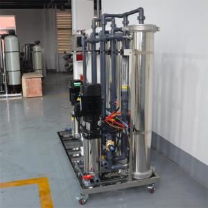 1000LPH Double Pass RO System FRP SUS304 Vessels