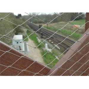60*105mm Stainless Steel Rope Mesh Strong High Tensile Handrails Balustrade
