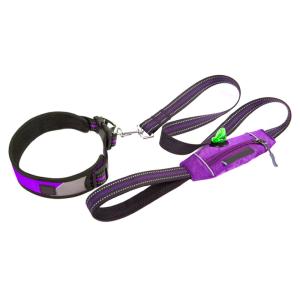 Dog Leash With Built In Waste Bag Dispenser Comfortable Durable Design