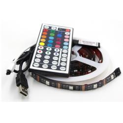 China Paypal Accept SMD5050 Tv 5V USB LED Strip RGB Light With Remote for sale