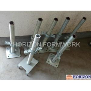 Q235 Steel Scaffold Screw Jack , Scaffolding Adjustable Base Jack Painted