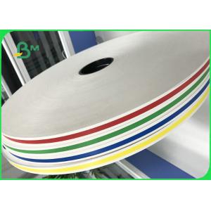 Grade AAA 60gsm 100% Safe FDA MG Kraft Paper Roll For 6 * 197mm Straws