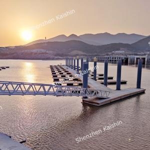 China WPC Decking Aluminum Floating Pontoon Dock Wharf Jetty Pier 15mm on sale