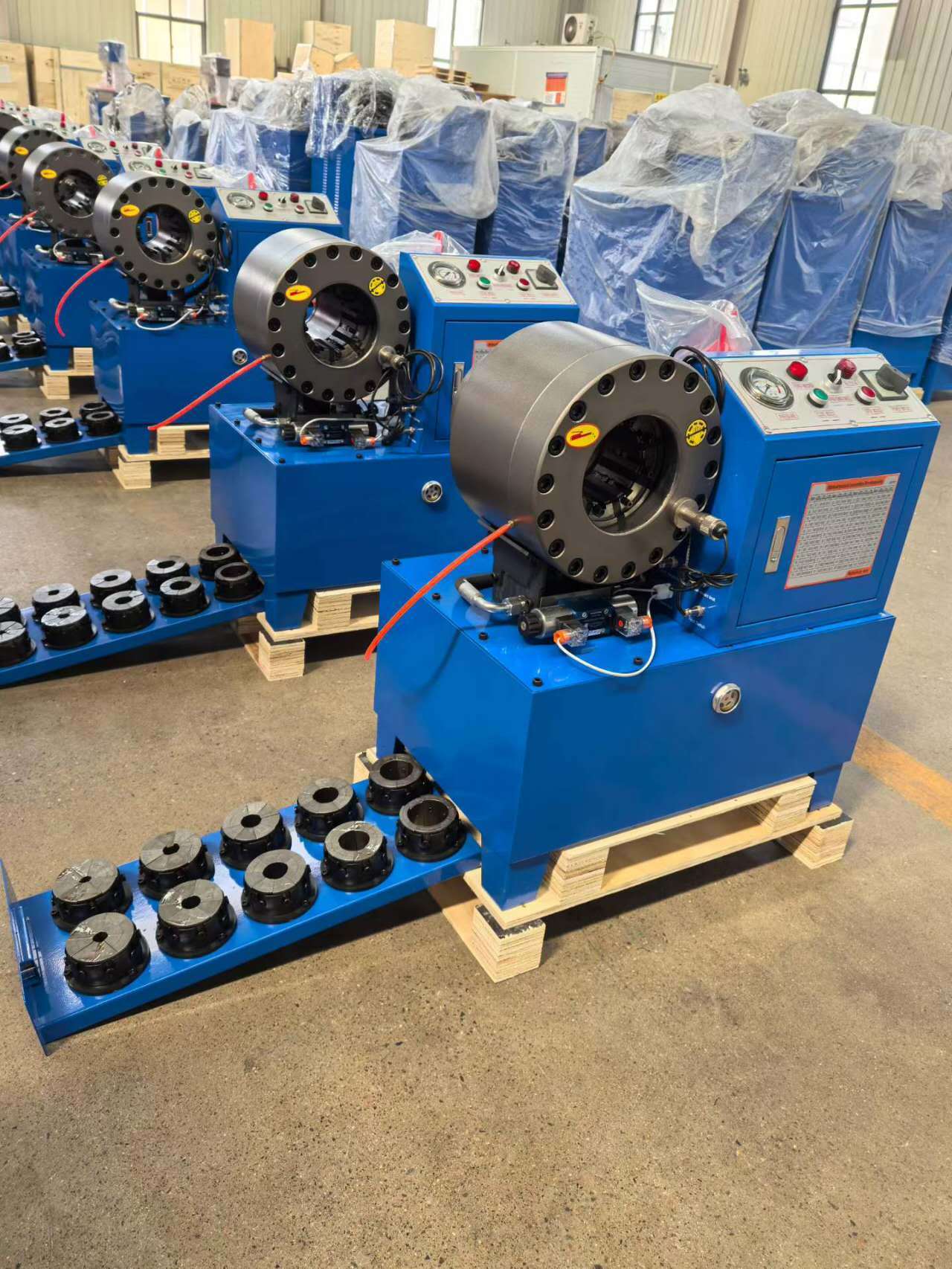 DX68 Hose Crimping Machine with 6-51mm Crimping Range 2 Inch Capacity and 10