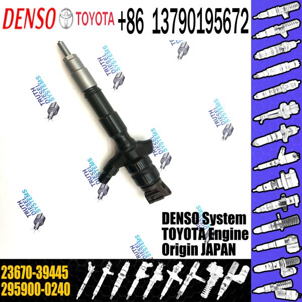Common rail injector 295900-0190 295900-0240 fuel injector 23670-30170 23670-39445 for Toyota