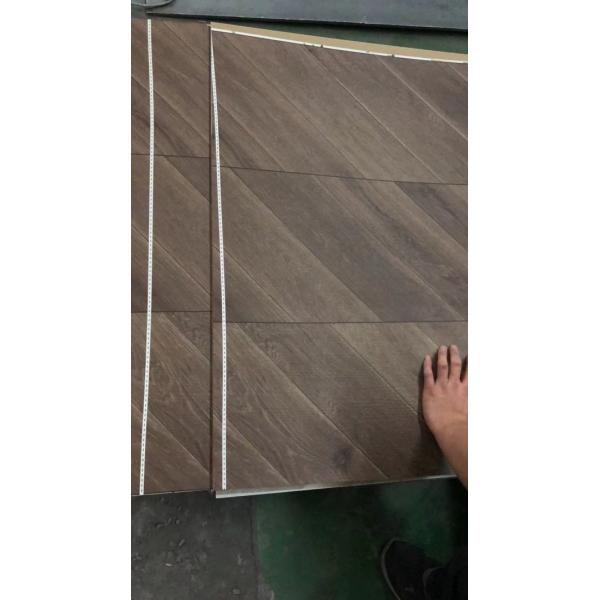 6.0mm Termite Proof SPC Herringbone Floor Easy Maintenance Vinyl Plank Flooring