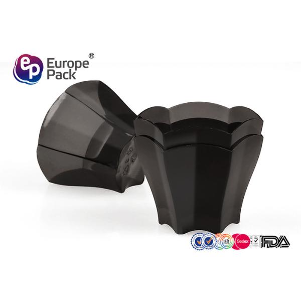 Clear Plastic Dessert Cups 2.5Oz Flower Shape Dessert Cups 70Ml For Party And Wedding