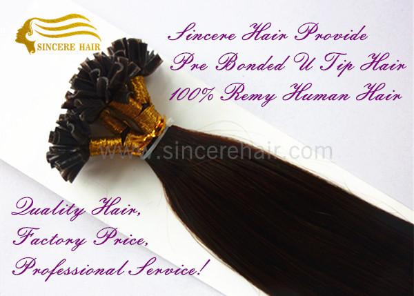 Quality 20 Inch Remy Human Hair Extensions 1.0 G Pre Bonded U Tip Hair Extensions For Sale for sale