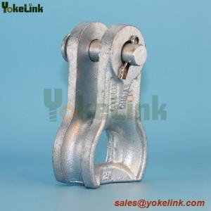 Casting preformed dead-ends thimble clevis for pole line hardware