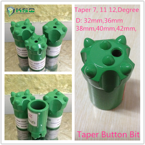 Taper 11 Degree Tungsten Carbide Rock Drilling Tools rods and bits for mine drilling rig
