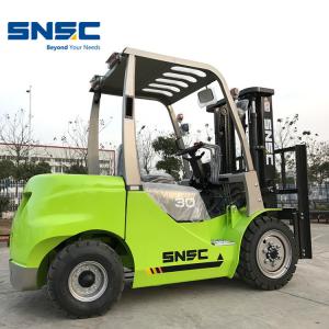 Customer Customized 3ton Forklift Sale with Solid Tire Options