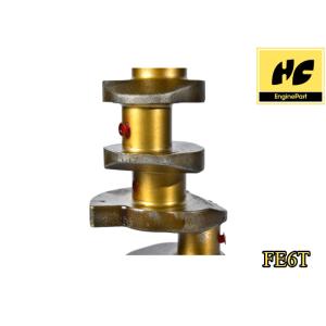 Nissan FE6T Diesel Engine Crankshaft Casting Iron / Forge Steel ISO Certificatio