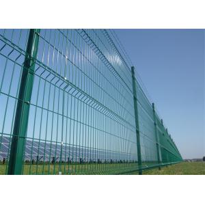 Wire Mesh Fence Panels Coated Blue and Dark Green With Powder Coated 2230mm x