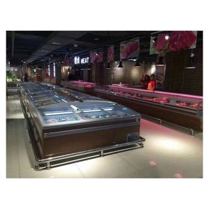 Frozen Food/Frozen Fish/Meatball Storage Display Combined Island Cabinet Freezer