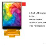 MCU 8BIT Interface 200Cd/M2 240rgbx320 2.8 Tft Lcd Touch Screen