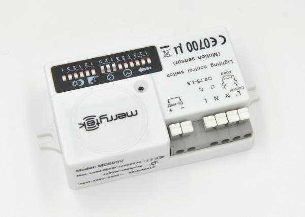 Quality Automatic Switch Dimmable Motion Sensor With LED Trailing Edge Dimmer for sale