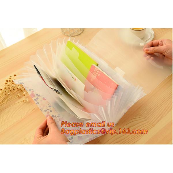 Quality office stationery a4 plastic 13 pockets expanding file folder with handle for sale