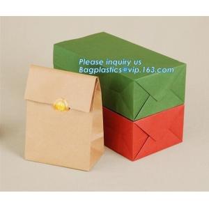 Flat Paper Handle Customized Design Shopping Gift Printed Kraft Paper Bag,ECO
