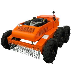 Wholesale Heavy Duty Remote Control All Terrain Lawn Mower Robot Gasoline Engine 550mm Balde from china suppliers