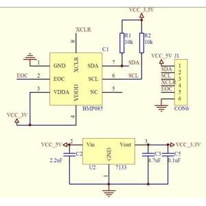 BMP085 Altimeter Atmospheric Pressure Sensor Module for Arduino