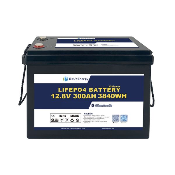 300AH Nominal Capacity 12V LiFePo4 Deep Cycle Battery 3840Wh Energy High
