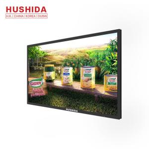 60HZ Wall Mounted Digital Advertising Display Screens 1080P 49 Inch Bright Color