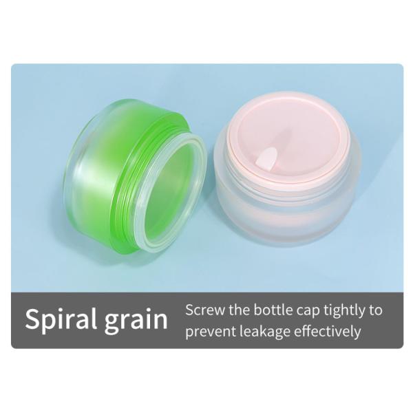 Acrylic Plastic Type 30g 50g Face Cream Jar for Cosmetic Packaging Body Scrub Butter