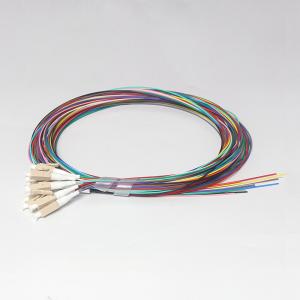 Fiber Optic LC UPC Pigtail 12 Core MM 50/125 OM3 OM4 LSZH