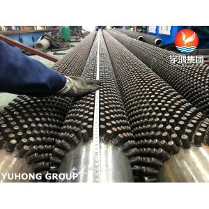 Alloy Steel ASME SA335 P9 Seamless Studded Fin Tube For Heater
