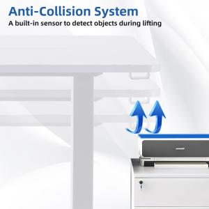 Modern Design Office Computer Working Height Adjustable Desk for Commercial