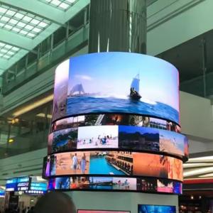 Outdoor 360° Cylinder LED Display Screen 3.91mm Pitch Full Color