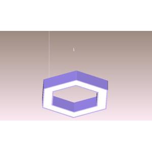 SMD5630 Hexagon Led Pendant Light HR600X75mm Hex Pendant Light