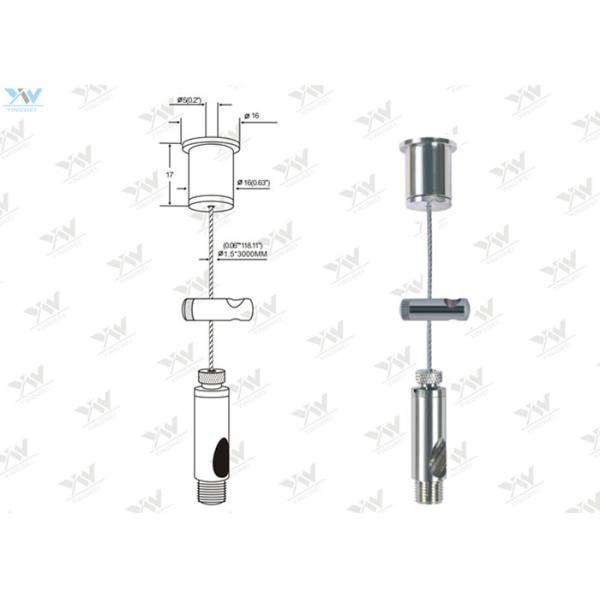 Quality Anti Rust Light Hanging Kit / Wire Cable Hanging System With Cable Restrainer for sale