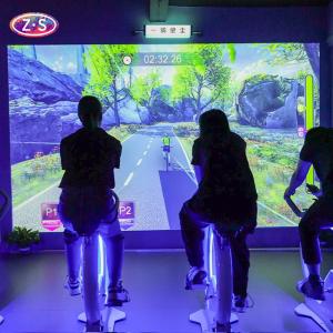 Laser Projection Dynamic Group Racing With Real Terrain Feedback And Safety