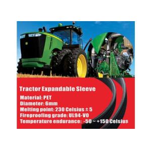 Wholesale Black / Grey Electrical Braided Sleeving , Cable Protection Sleeve For Industrial from china suppliers