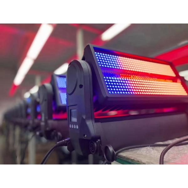 5050 1.5W RGB 3in1 LED DMX Stage Strobe Lights 8 Segments IP65