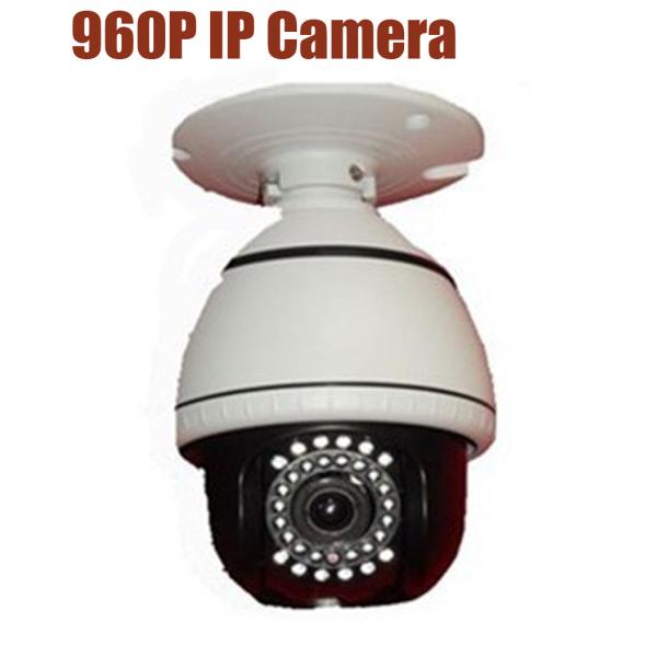 Quality HD 960P 1.3 Megapixels IP Camera 10X Zoom lens Auto Tracking Mini PTZ Dome Camera for sale