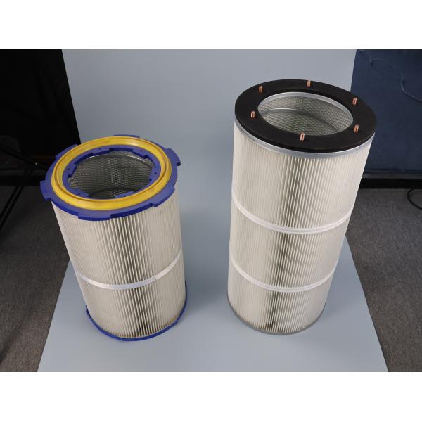 Industrial Customized 250x150 Cartridge Air Filter Element Cotton and Fiberglass Material for Dust Collection