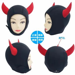 China Custom Logo 3mm Neoprene Thermal Scuba Diving Hood With Velcro on sale